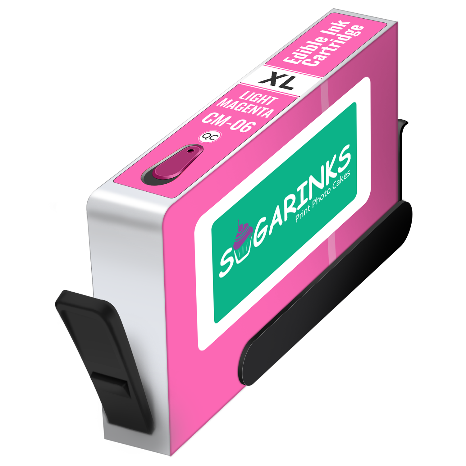 Sugarinks Refillable Edible Ink Cartridges CM-06 for Cookie Master-501 Professional Food Printer – Light Magenta