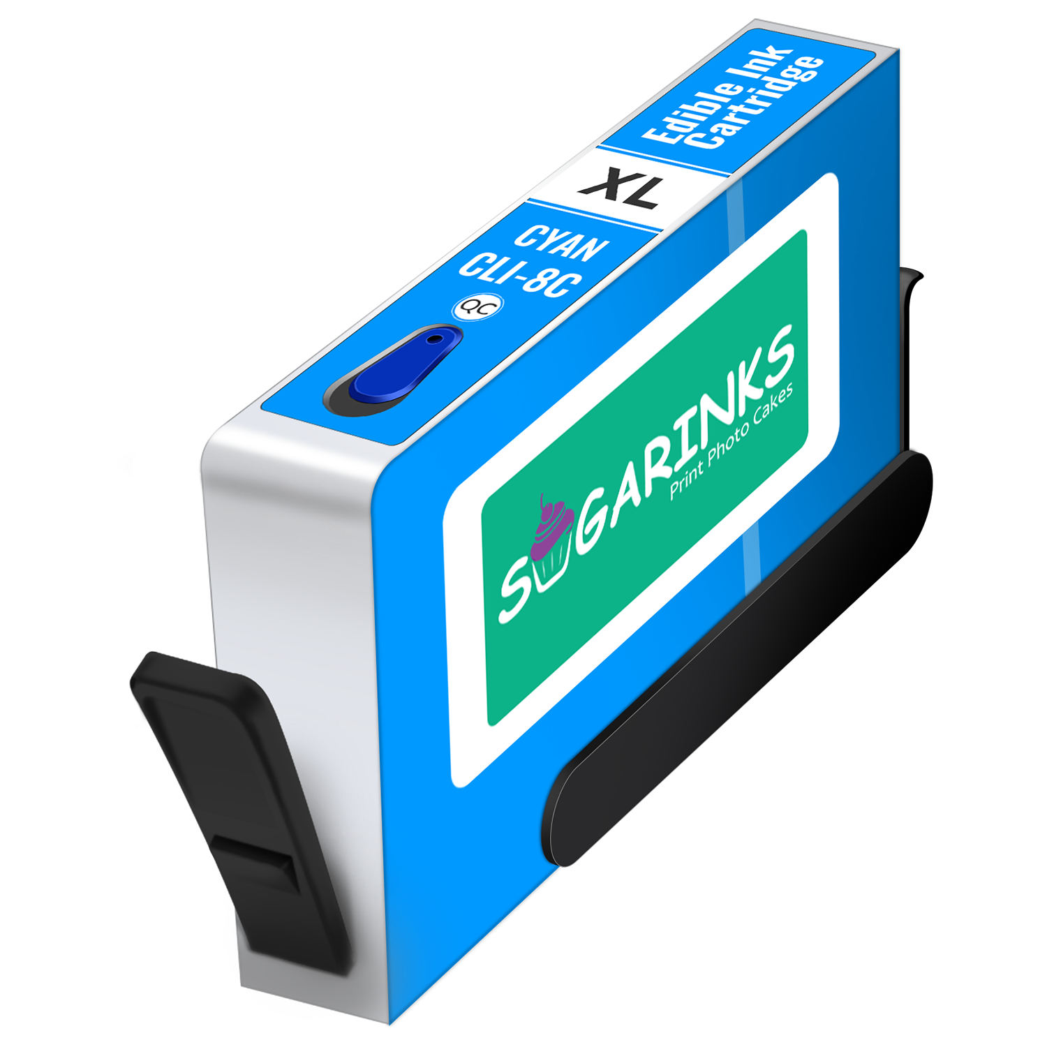 Sugarinks Edible Ink Cartridge CLI-8C for Canon Edible Printers – Cyan