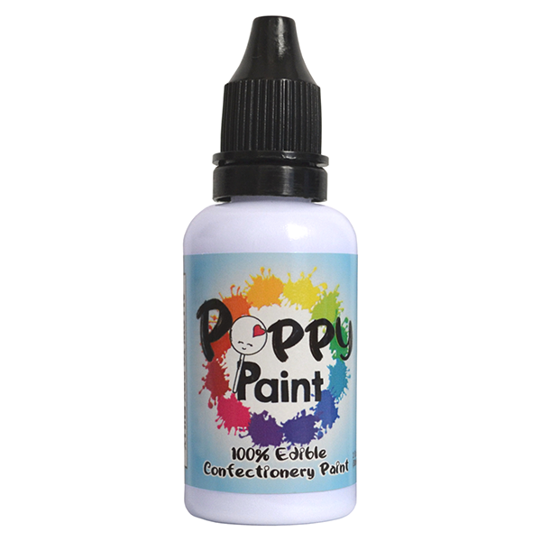 Poppy Paints Lavender Edible Cake Paint - 30 ml (1 fl oz)