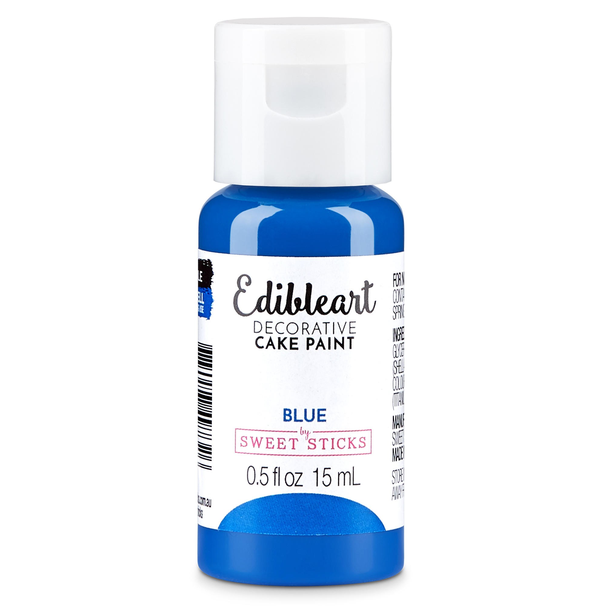 Blue Edible Art Decorative Cake Paint 15ml - edible art paint, edible paint, edible food coloring, cookie paint, cake paint 