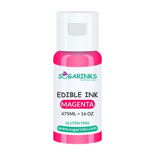 Magenta Edible Ink - Refill bottle 475 ml